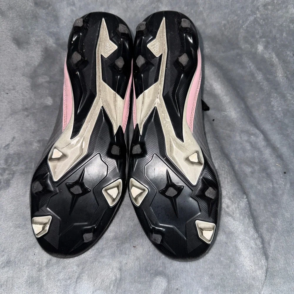 Adidas Mens Predator 19.3 FG Soccer Cleats 7.5 Grey Pink Primemesh F97528